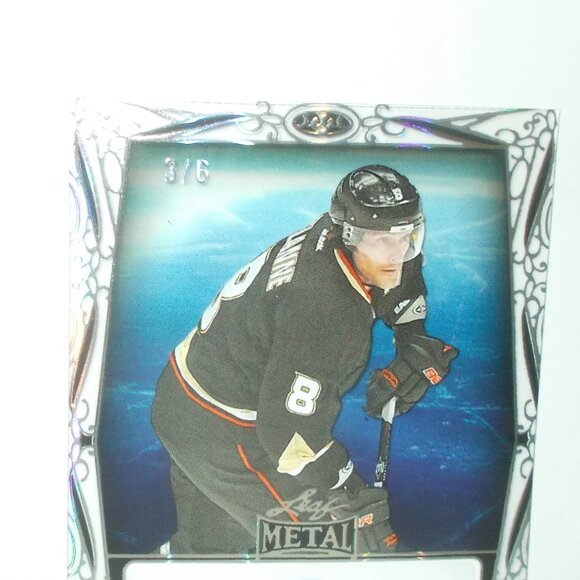Teemu Selanne 2024 Leaf Metal Hockey Legends /6 AUTOGRAPH Anaheim Mighty Ducks - Picture 8 of 8